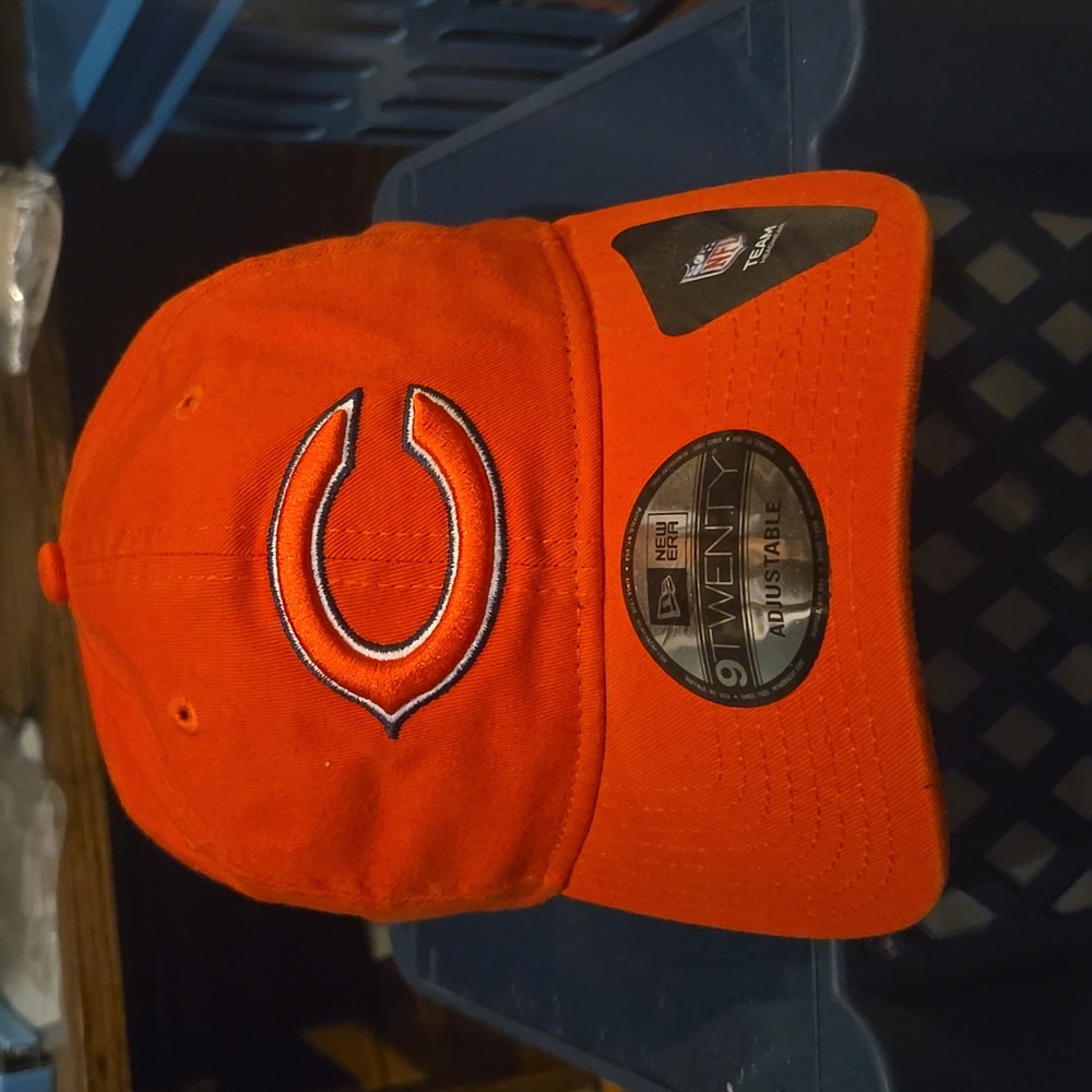 Womens Chicago Bears Orange Hat Adjustable NWT